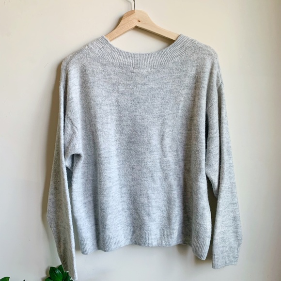 2 for $25 - H&M Grey Knit Sweater - Picture 2 of 4